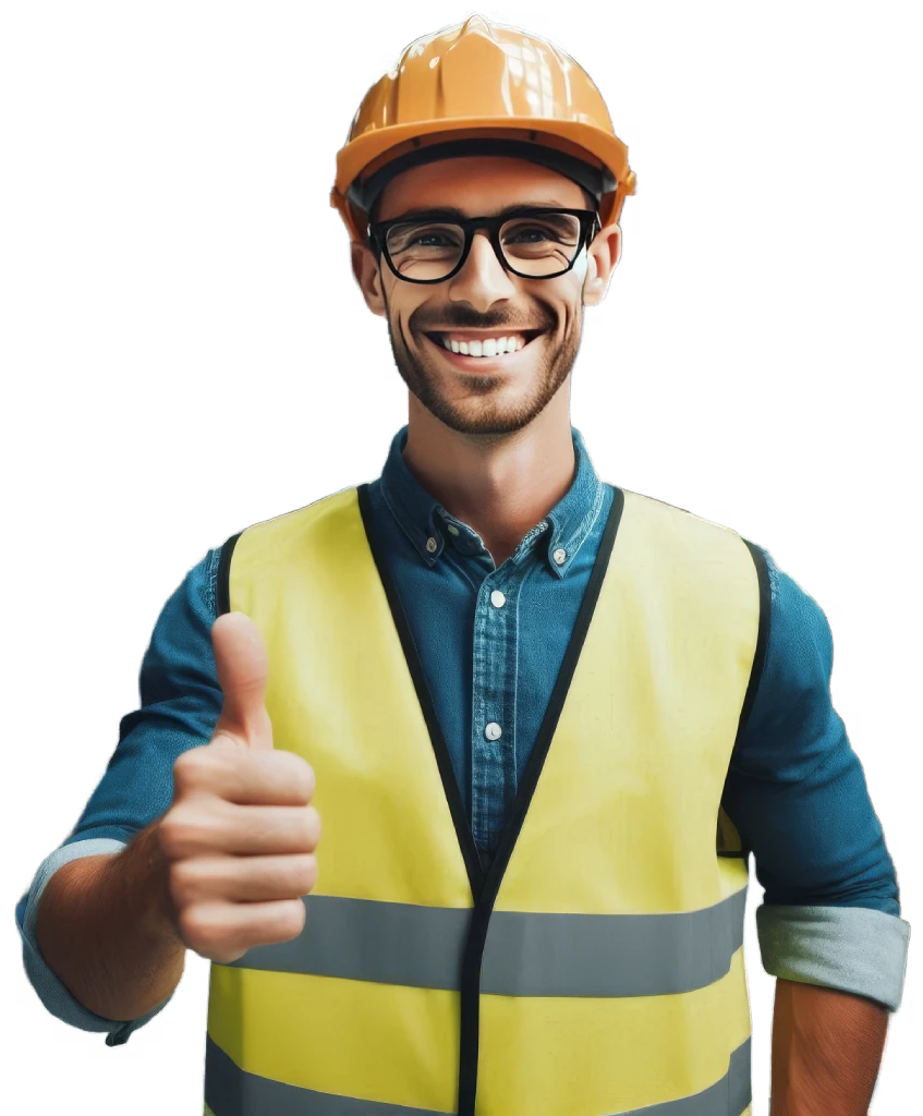 trabajador en mantenimiento industrial en upkeep